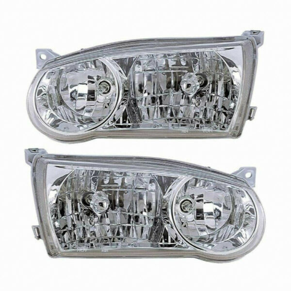 New Set of 2 Fits TOYOTA COROLLA/SD 2001-02 Left & Right Side Headlight Assembly