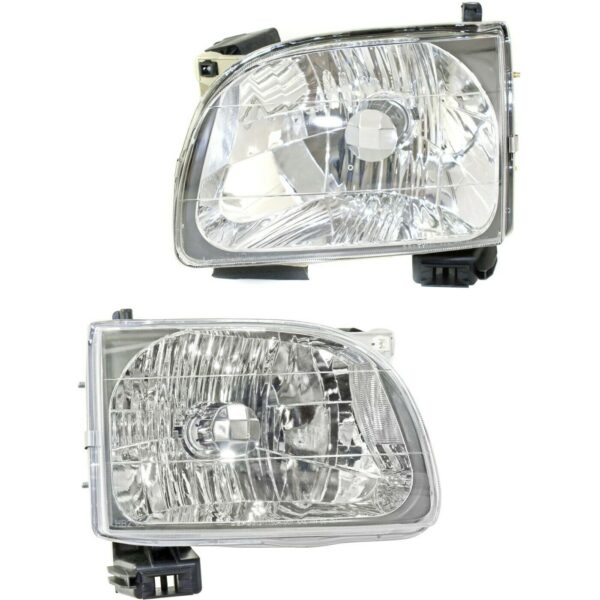 New Set of 2 Fits TOYOTA TACOMA 2001-2004 Front Left & Right Side Headlight Assy