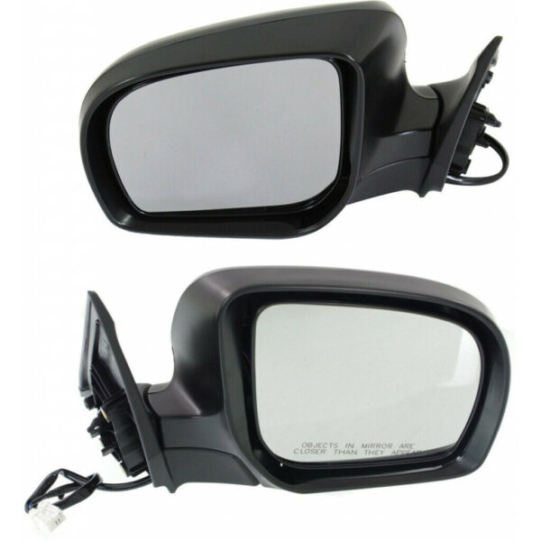 New Set Of 2 Fits SUBARU FORESTER 11-13 L & R Side Pwr Mirror Man Fldg Non-Htd