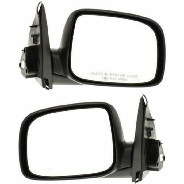 New Set Of 2 Fits GMC CANYON 04-12 LH & RH Side Pwr Mirror Manual Fldg Non-Htd