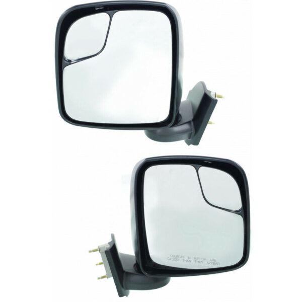 New Set Of 2 Fits NISSAN NV200 2013-18 LH & RH Side Man Mirror Man Fldg Non-Htd