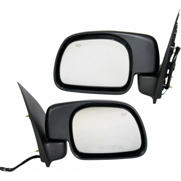 New Set Of 2 Fits FORD EXCURSION 00-01 LH & RH Side Pwr Mirror Man Folding Htd