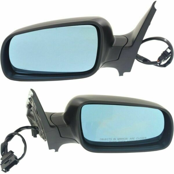 New Set Of 2 Fits VOLKSWAGEN GOLF 99-06 LH & RH Side Pwr Mirror Man Folding Htd