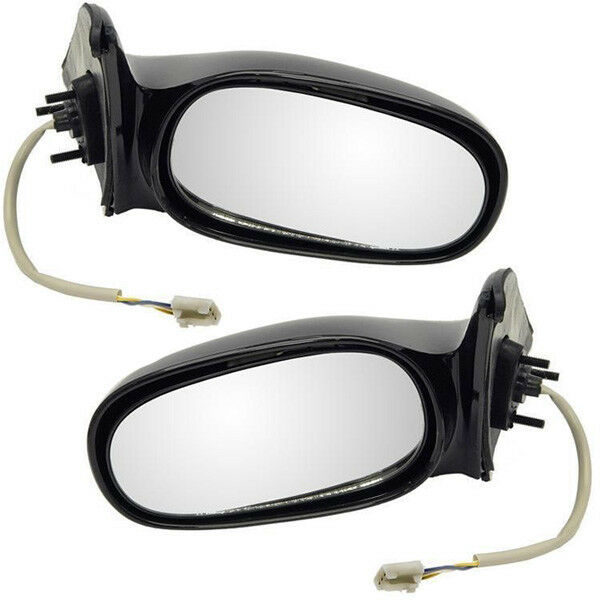 New Set Of 2 Fits CHEVROLET PRIZM 98-02 L & R Side Pwr Mirror Non-Fldg Non-Htd