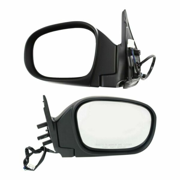 New Set Of 2 Fits NISSAN PATHFINDER 00-04 LH & RH Side Pwr Mirror Man Fldg Htd