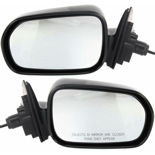 New Set Of 2 Fits HONDA ACCORD 98-02 LH & RH Side Power Mirror Non-Fldg Non-Htd