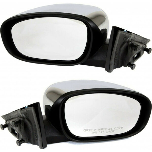 New Set Of 2 Fits CHRYSLER 300 2005-10 LH & RH Side Pwr Mirror Non-Folding Htd