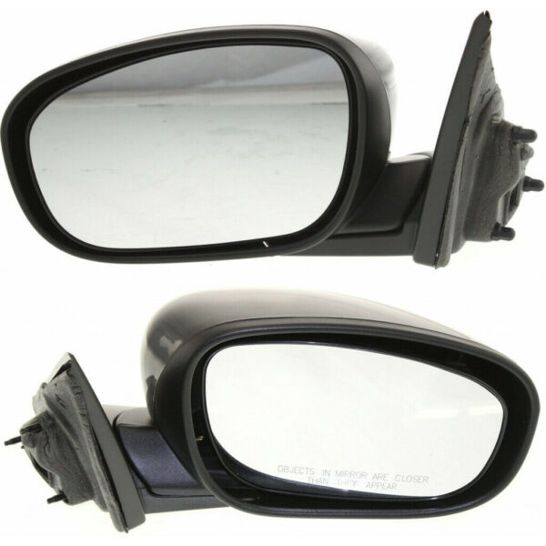 New Set Of 2 Fits CHRYSLER 300 05-10 LH & RH Side Pwr Mirror Manual Folding Htd