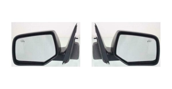 New Set Of 2 Fits FORD ESCAPE 08-12 LH & RH Side Pwr Mirror Manual Folding Htd