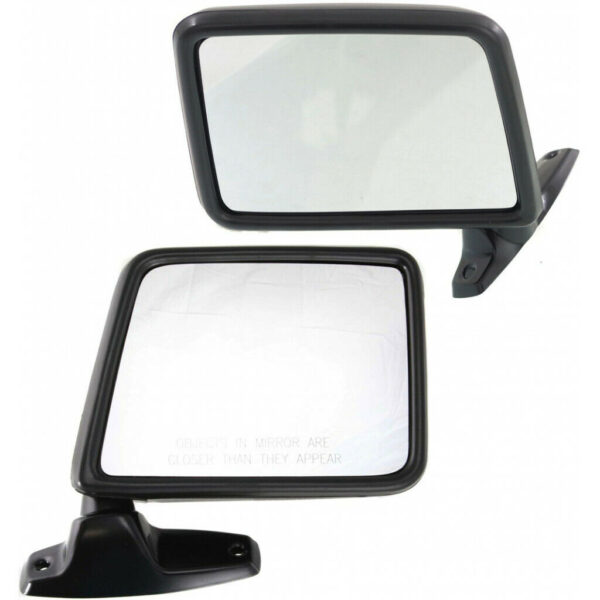 New Set Of 2 Fits FORD RANGER 83-92 LH & RH Side Man Mirror Manual Fldg Non-Htd