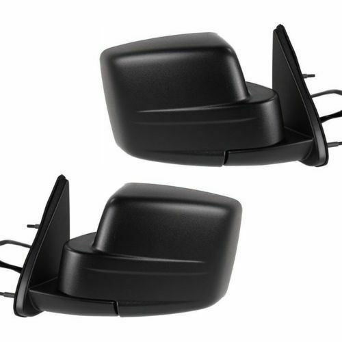 New Set Of 2 Fits DODGE NITRO 07-11 LH & RH Side Pwr Mirror Manual Folding Htd