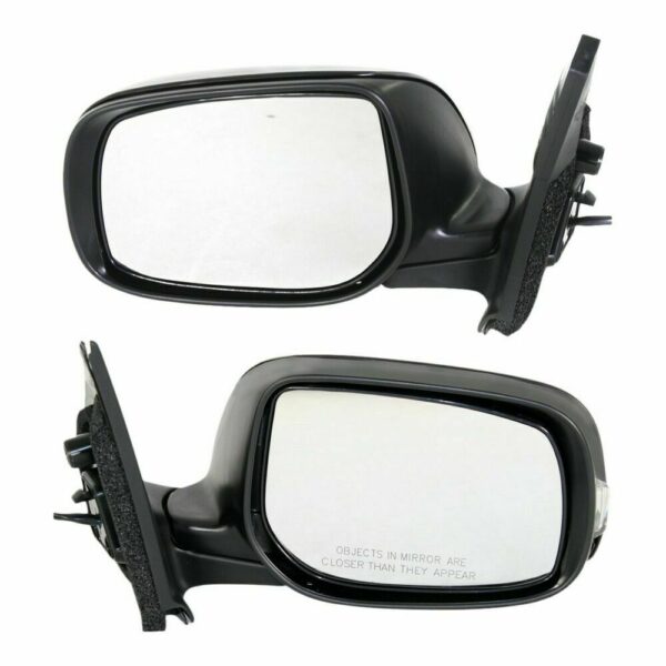 New Set Of 2 Fits SCION XD 08-14 LH & RH Side Pwr Mirror Manual Folding Non-Htd