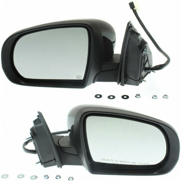 New Set Of 2 Fits JEEP CHEROKEE 14-18 LH & RH Side Power Mirror Man Folding Htd