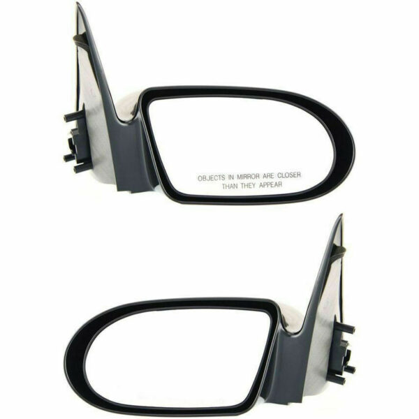 New Set Of 2 Fits GEO METRO 1995-01 LH & RH Side Manual Mirror Non-Fldg Non-Htd