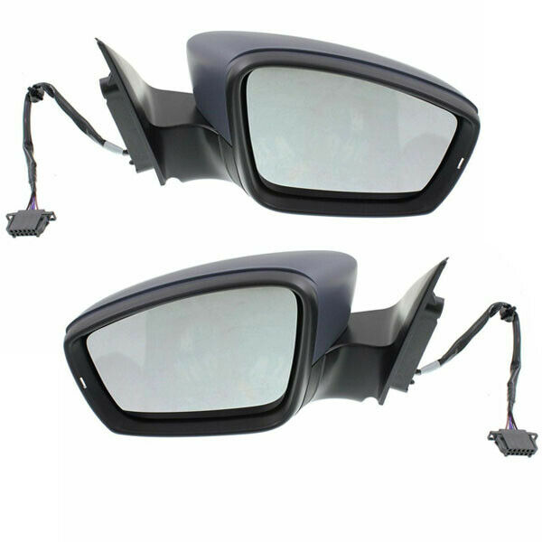 New Set Of 2 Fits VOLKSWAGEN JETTA 2011-18 LH & RH Side Pwr Mirror Man Fldg Htd