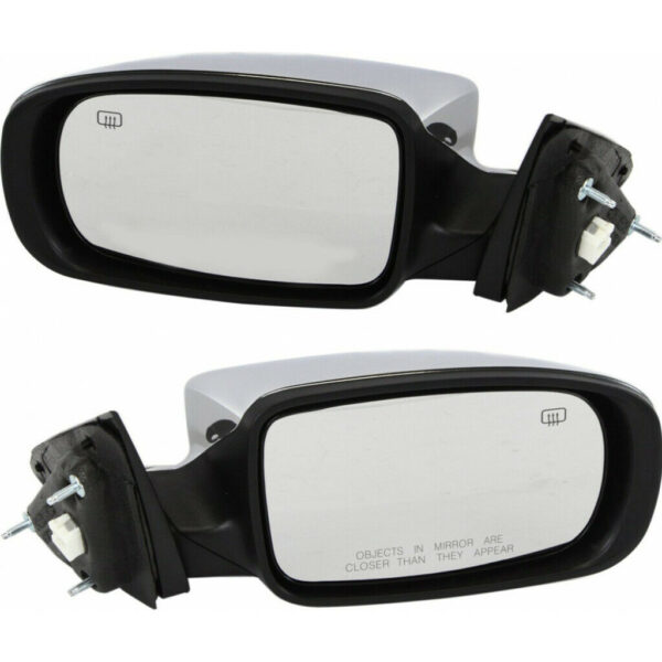 New Set Of 2 Fits CHRYSLER 200 2011-14 LH & RH Side Pwr Mirror Man Folding Htd