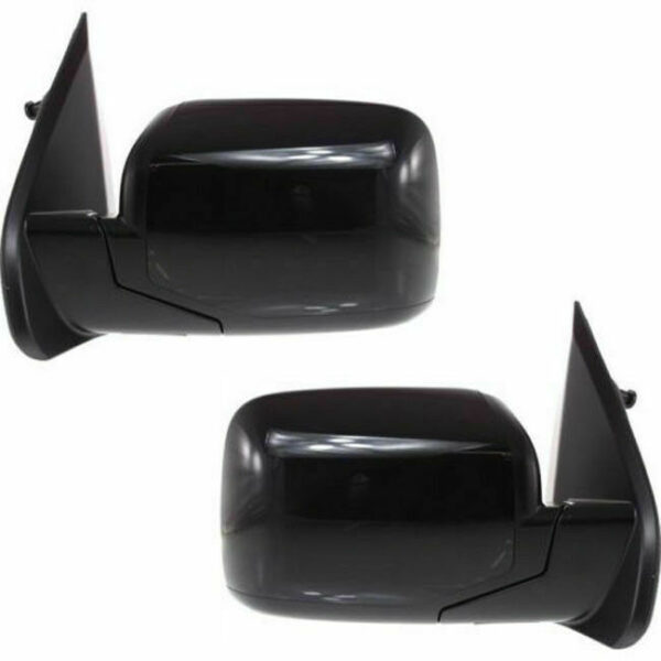 New Set Of 2 Fits HONDA PILOT 2009-15 LH & RH Side Power Mirror Manual Fldg Htd