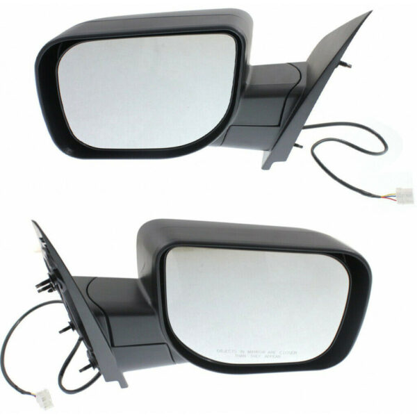 New Set Of 2 Fits NISSAN TITAN 10-15 LH & RH Side Power Mirror Man Fldg Non-Htd