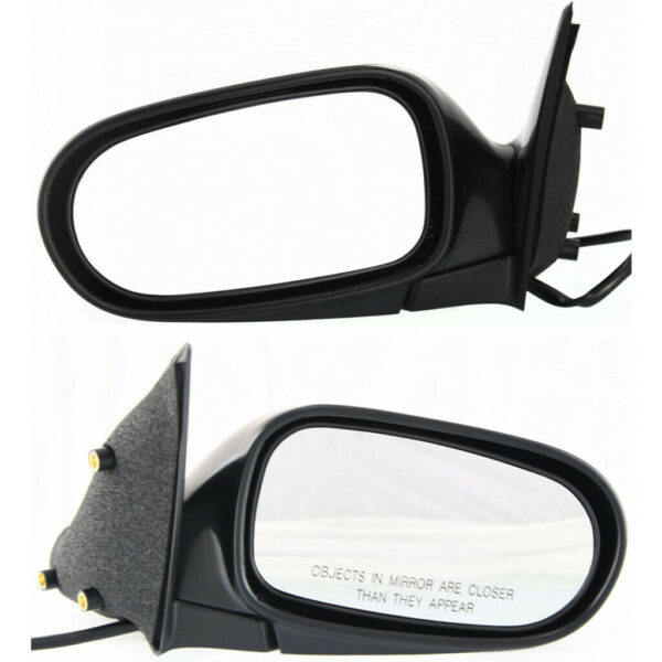 New Set Of 2 Fits NISSAN ALTIMA 93-97 LH & RH Side Pwr Mirror Man Fldg Non-Htd