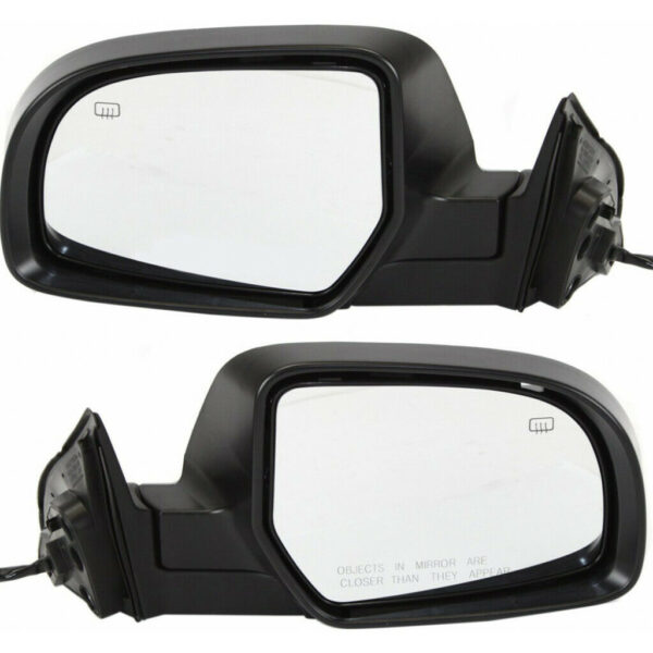 New Set Of 2 Fits SUBARU LEGACY 11-14 LH & RH Side Power Mirror Manual Fldg Htd