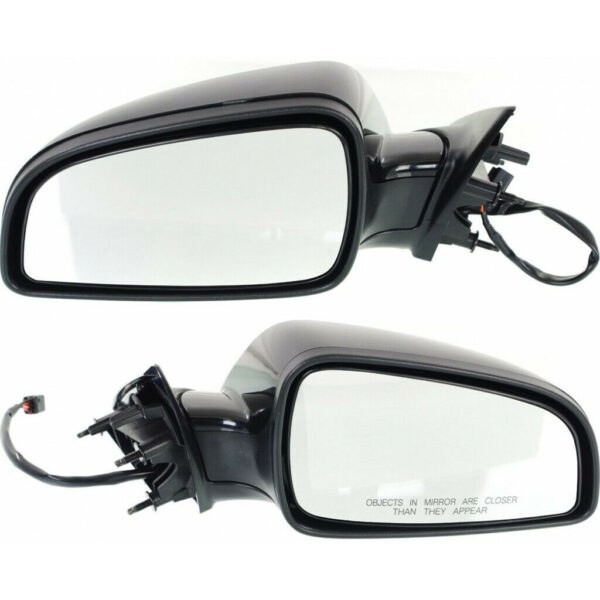 New Set Of 2 Fits SATURN AURA 07-09 LH & RH Side Pwr Mirror Manual Folding Htd