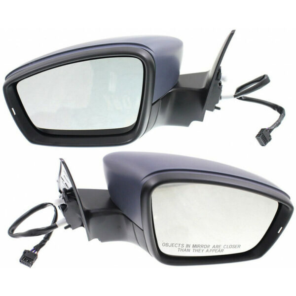 New Set Of 2 Fits VOLKSWAGEN BEETLE 12-18 LH & RH Side Pwr Mirror Man Fldg Htd