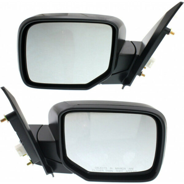 New Set Of 2 Fits HONDA PILOT 09-15 LH & RH Side Power Mirror Man Fldg Non-Htd