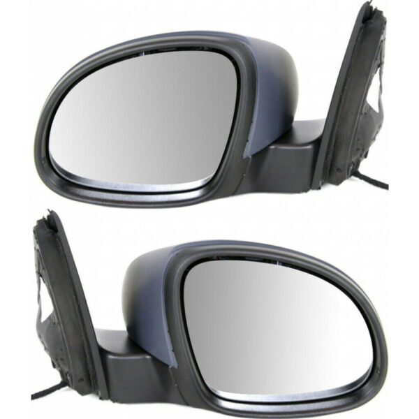 New Set Of 2 Fits VOLKSWAGEN TIGUAN 09-18 LH & RH Side Pwr Mirror Man Fldg Htd