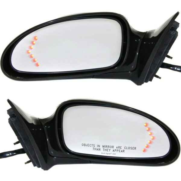 New Set Of 2 Fits BUICK LESABRE 03-05 LH & RH Side Power Mirror Manual Fldg Htd