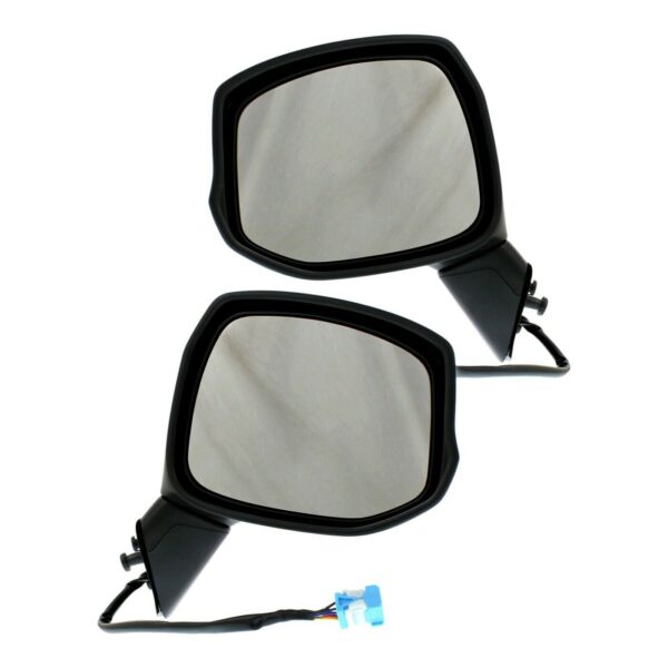 New Set Of 2 Fits HONDA CIVIC 12-13 LH & RH Side Pwr Mirror Manual Folding Htd