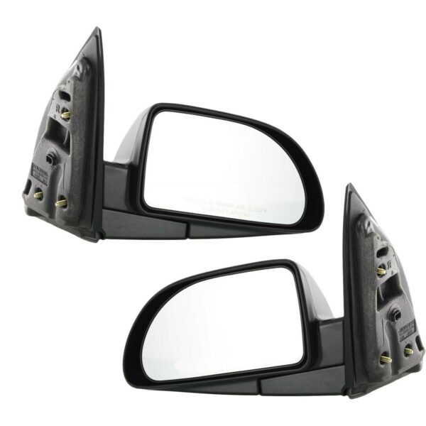 New Set Of 2 Fits SATURN VUE 02-07 LH & RH Side Pwr Mirror Manual Fldg Non-Htd