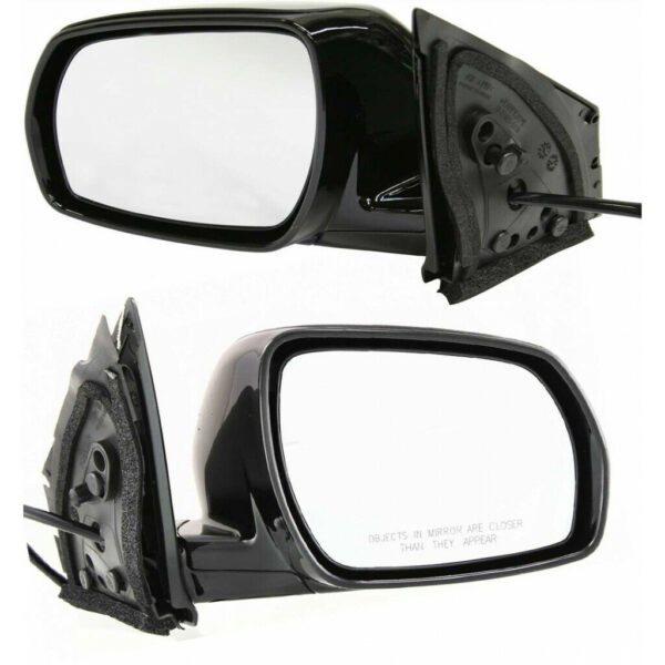 New Set Of 2 Fits NISSAN MURANO 05-07 LH & RH Side Pwr Mirror Man Fldg Non-Htd