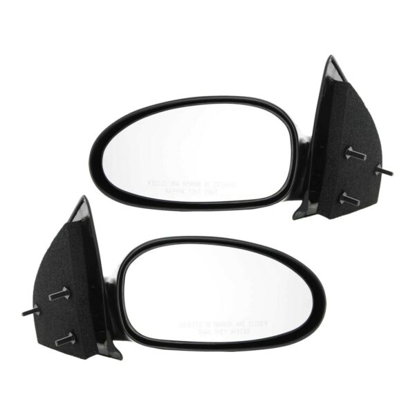 New Set Of 2 Fits SATURN SATURN S-SERIES 1997-2002 LH & RH Side Manual Mirror