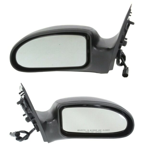 New Set Of 2 Fits FORD FOCUS 00-07 LH & RH Side Pwr Mirror Non-Folding Non-Htd