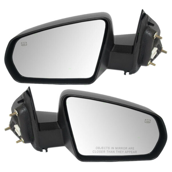 New Set Of 2 Fits DODGE AVENGER 08-14 LH & RH Side Power Mirror Non-Folding Htd