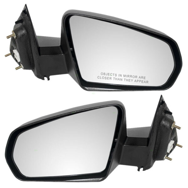 New Set Of 2 Fits DODGE AVENGER 08-14 LH & RH Side Pwr Mirror Non-Folding N/Htd