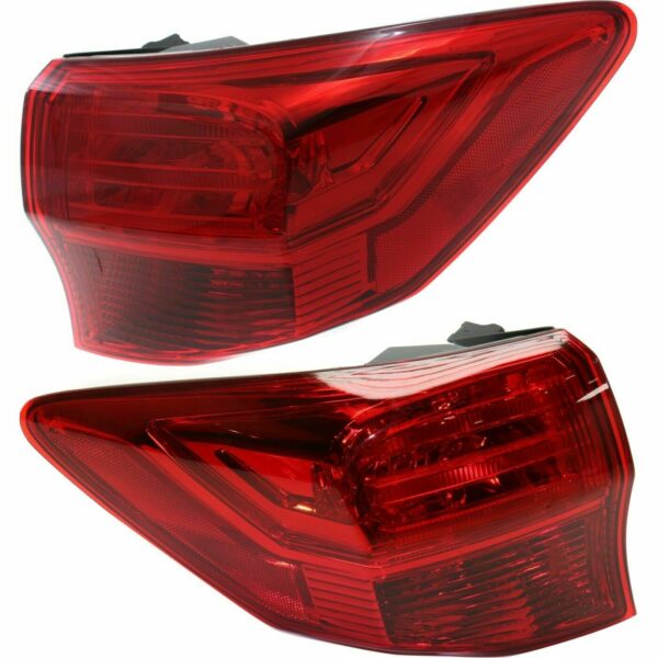 New Set Of 2 Fits ACURA RDX 2013-15 Tail Lamp Rear Outer LH & RH Side Assembly