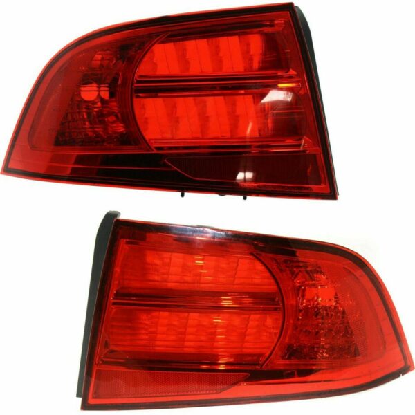 New Set Of 2 Fits ACURA TL 2004-06 Tail Lamp Left & Right Side Lens and Housing
