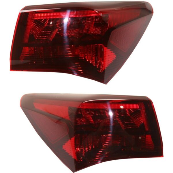 New Set Of 2 Fits ACURA TLX 2015-17 Tail Lamp LH & RH Side Outer Assembly CAPA