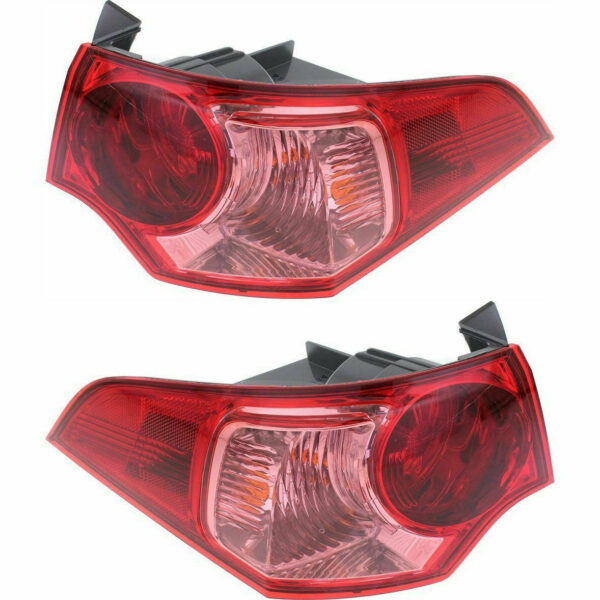New Set Of 2 Fits ACURA TSX 2011-14 Tail Lamp Left & Right Side Outer Assembly