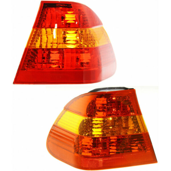 New Set Of 2 Fits BMW 3-SERIES 02-05 Tail Lamp LH & RH Side Outer Lens & Housing