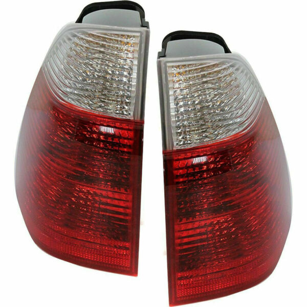 New Set Of 2 Fits BMW X5 04-06 Tail Lamp Driver & Passenger Side Outer Assembly