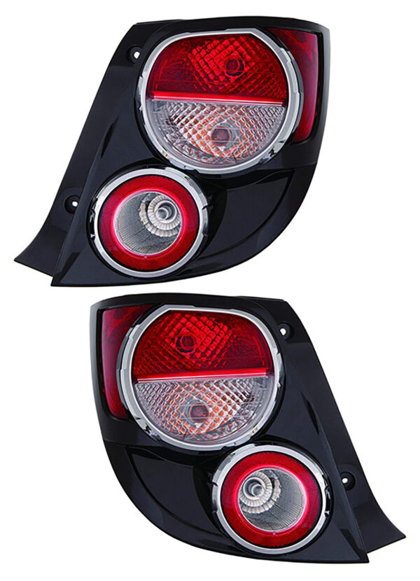 New Set Of 2 Fits CHEVROLET SONIC 2012-16 Tail Lamp Left & Right Side Assembly