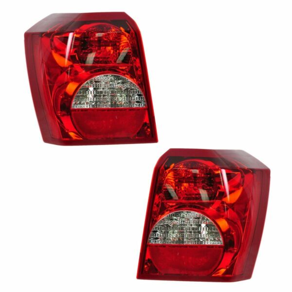 New Set Of 2 Fits DODGE CALIBER 2008-2012 Tail Lamp Left & Right Side Assembly