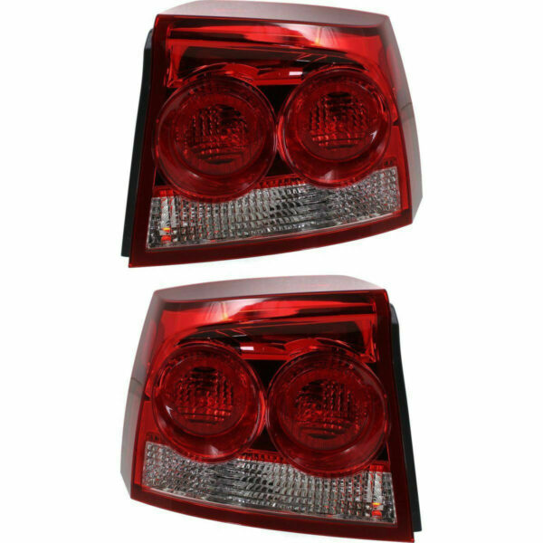 New Set Of 2 Fits DODGE CHARGER 2009-2010 Tail Lamp Left & Right Side Assembly