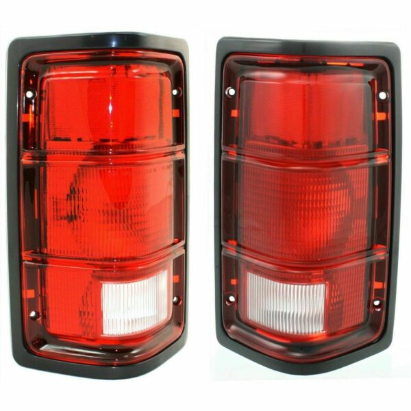 New Set Of 2 Fits DODGE DAKOTA 1987-1996 Tail Lamp LH & RH Side Lens & Housing