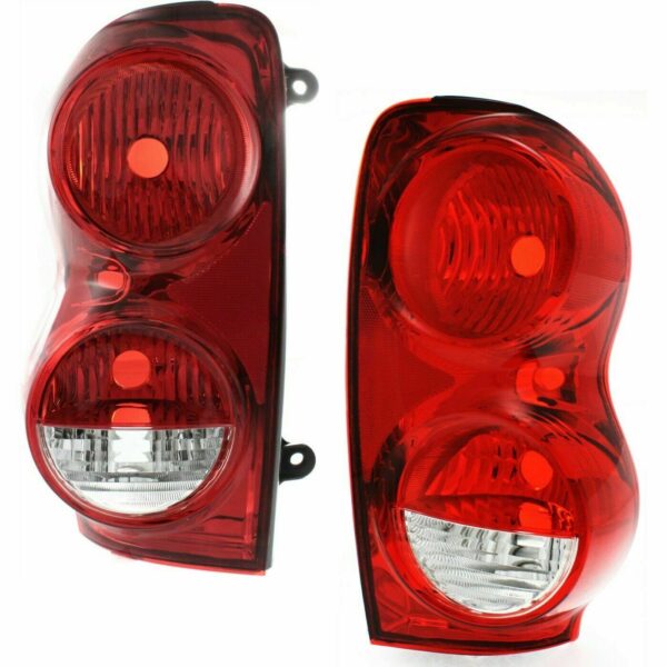 New Set Of 2 Fits DODGE DURANGO 2004-09 Tail Lamp LH & RH Side Lens and Housing