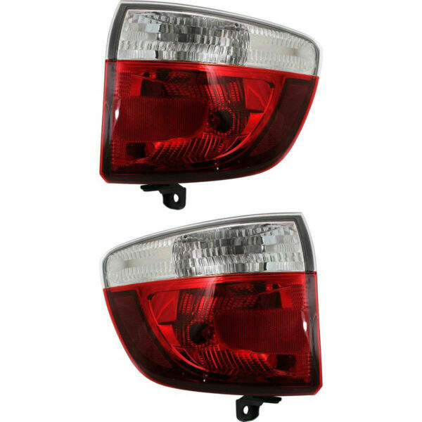 New Set Of 2 Fits DODGE DURANGO 2011-13 Tail Lamp LH & RH Side Outer Assembly