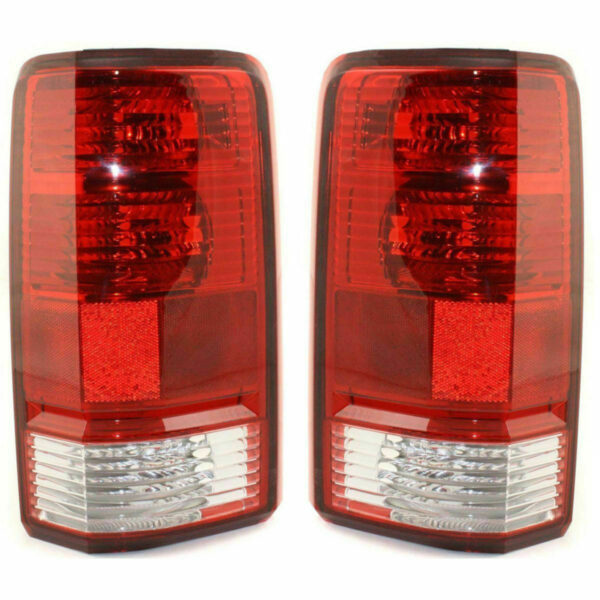 New Set Of 2 Fits DODGE NITRO 07-11 Tail Lamp Left & Right Side Lens & Housing