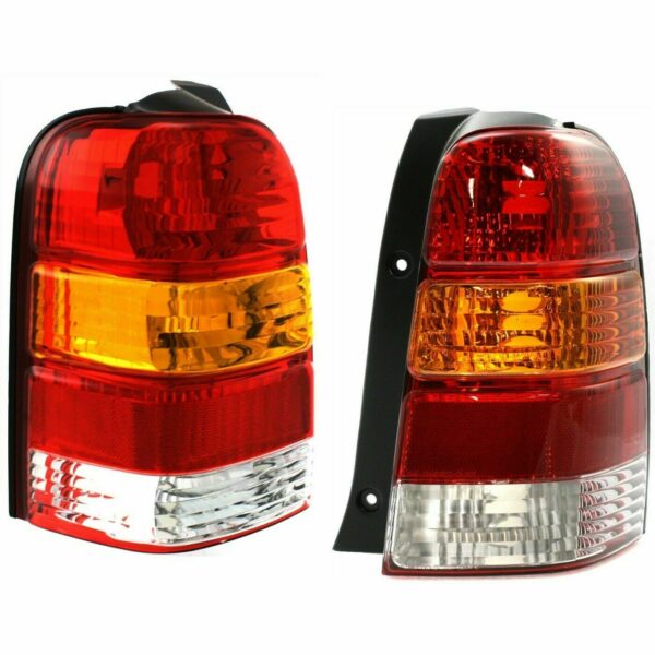 New Set Of 2 Fits FORD ESCAPE 01-07 Tail Lamp Left & Right Side Lens & Housing